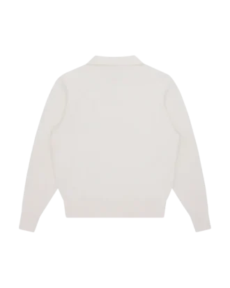 Clubhouse knitted collared jumper
