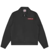Drippy quilted work jacket