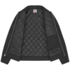 Drippy quilted work jacket