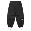 Nylon wide cargo pants