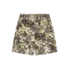 Overlay camo cotton cargo shorts