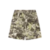 Overlay camo cotton cargo shorts