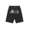 Running dog denim shorts
