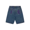 Running dog denim shorts