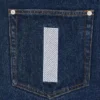 Running dog denim shorts
