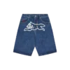 Running dog triple scoop denim shorts