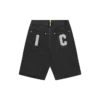 Running dog triple scoop denim shorts