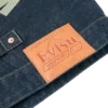 Seagull print & emb. denim jacket