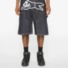 Selvedge running dog denim carpenter short