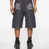 Selvedge running dog denim carpenter short