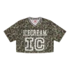Womens cropped football jersey