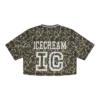 Womens cropped football jersey