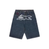 Womens houndstooth running dog jorts